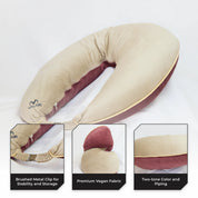 Legendary Velvet - Beige/Pink